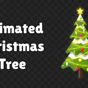 Animated Christmas tree