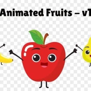 Animated Fruits Dancing V1