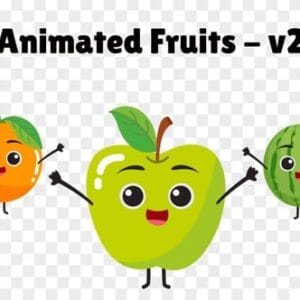 Animated Fruits Dancing V2