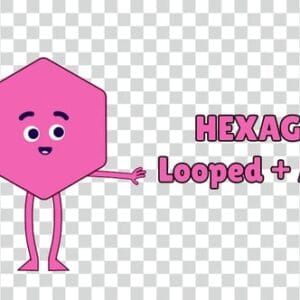 Cartoon Animated Hexagon Dance