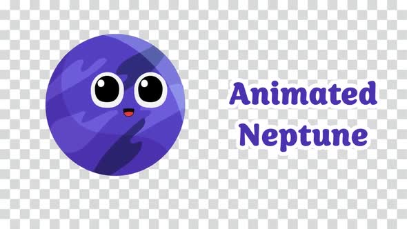 Cartoon Animated Neptune