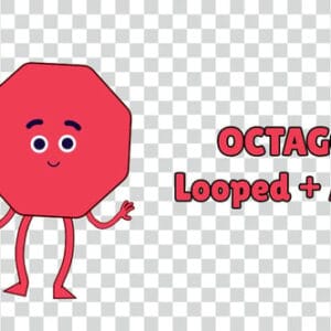 Cartoon Animated Octagon Dance