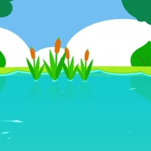 Cartoon Animated Pond v2