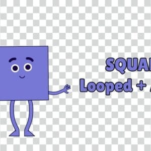 Cartoon Animated Square Dance