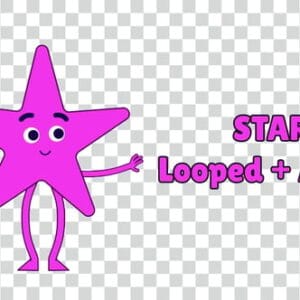 Cartoon Animated Star Dance