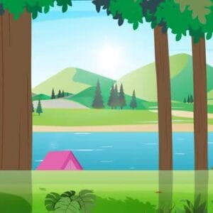 Cartoon Nature Landscape