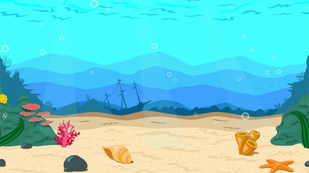 Cartoon Underwater scene