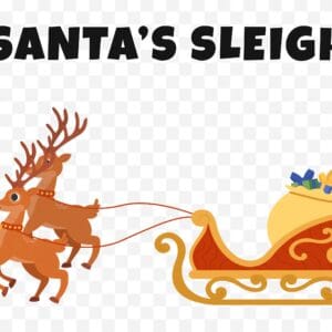 Animated Santa’s Sleigh