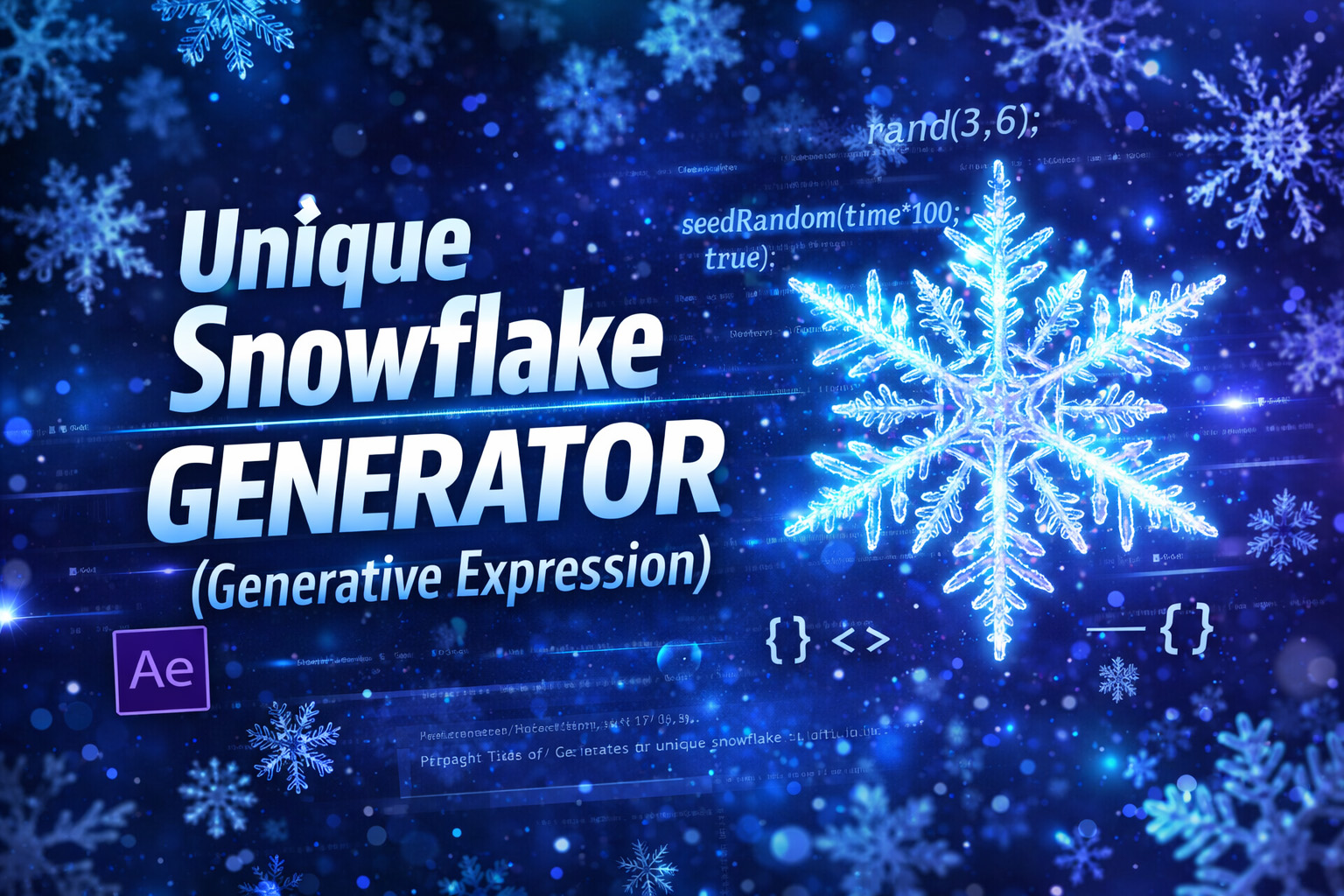 Unique Snowflake Generator (Generative Expression)