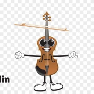 Animated Violin