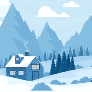 Winter Animated 4k Landscape