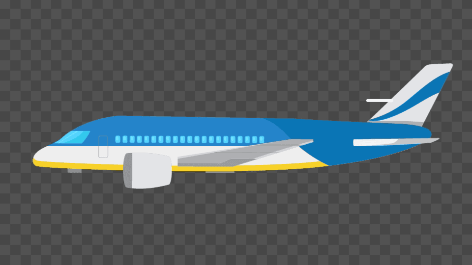 Cartoon Animated Airplane