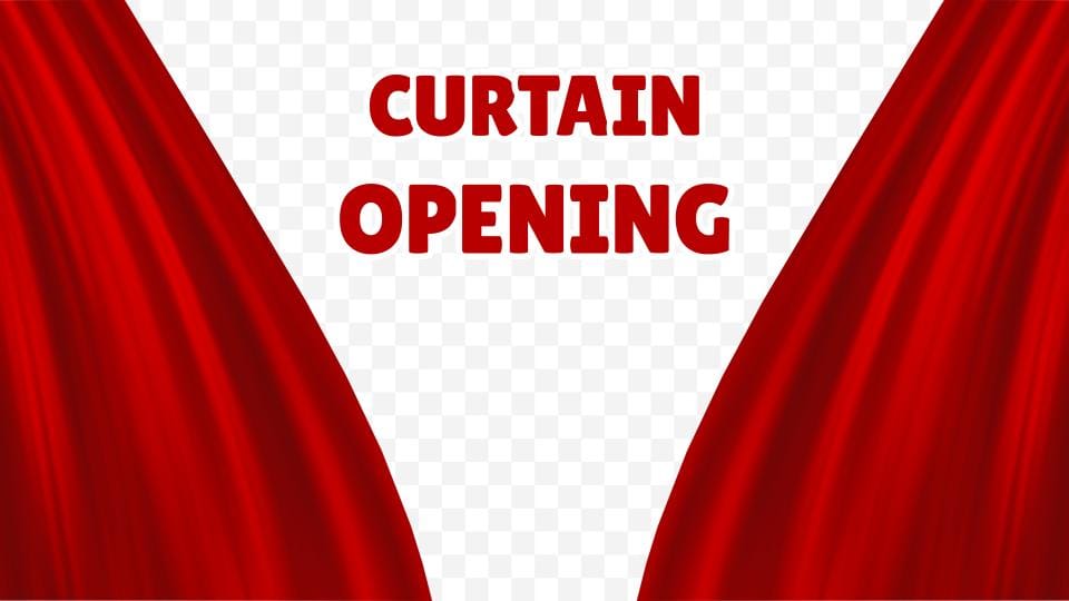 Animated Curtain Opening