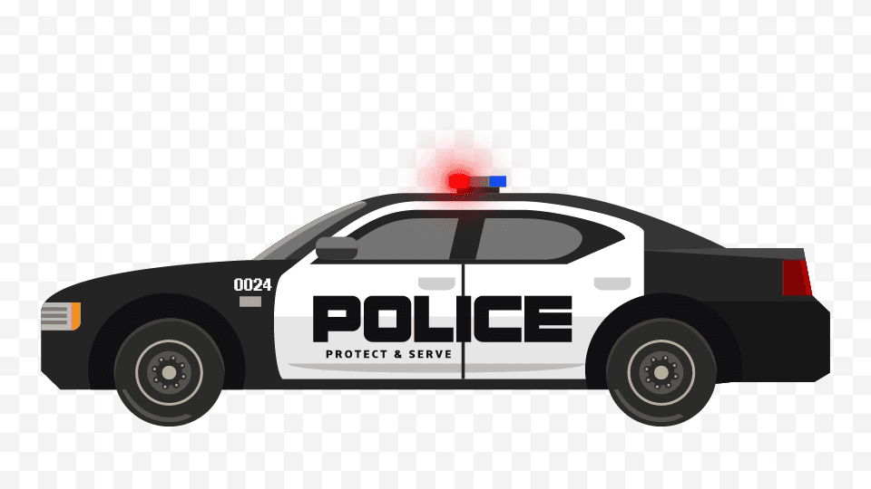 Cartoon Animated Police Car