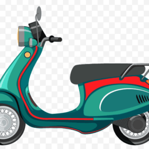 Cartoon Animated Scooter