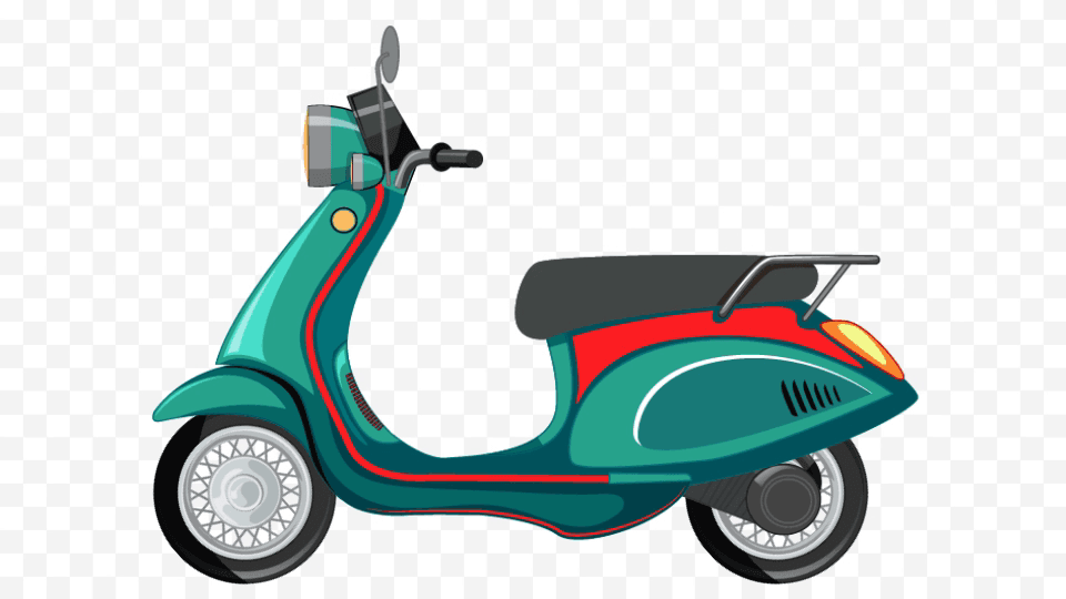 Cartoon Animated Scooter