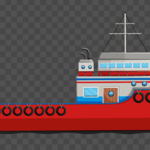 Cartoon Animated Ship