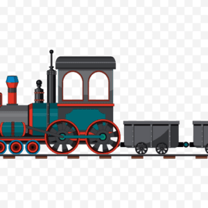 Cartoon Animated Train